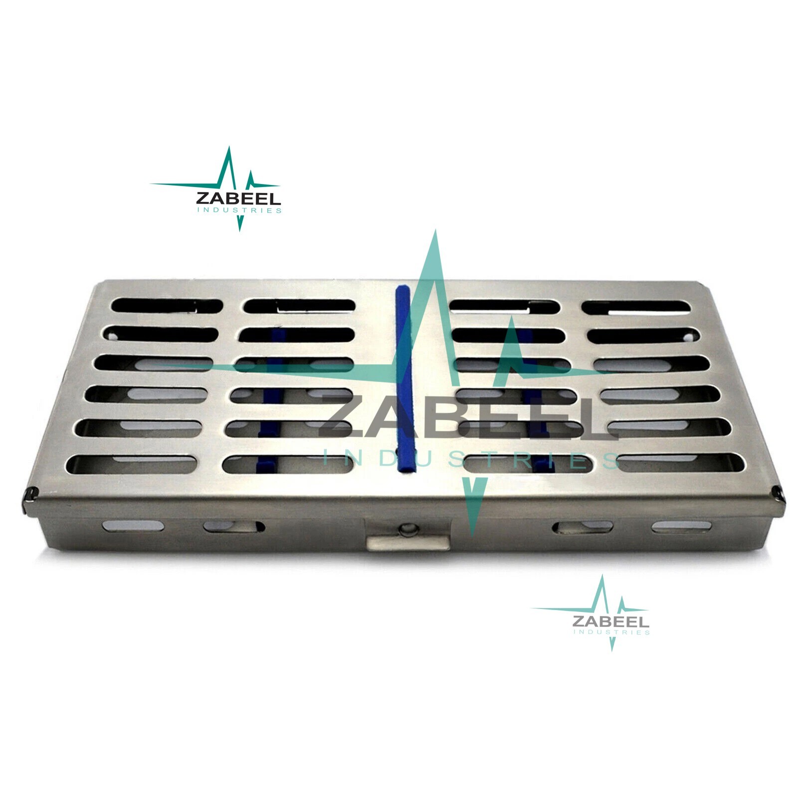 10 Dental Autoclave Sterilization Cassette Rack Box Tray For 7 Instruments By ZI