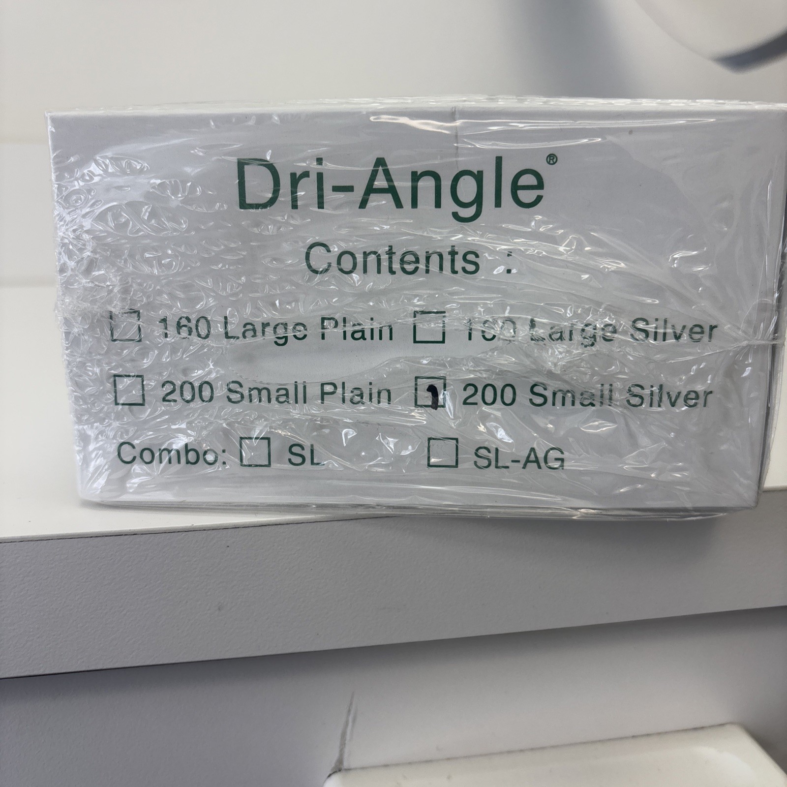 Dri-Angle Cotton Roll Substitutes Small Silver 200 – 2 Boxes – 400 Total