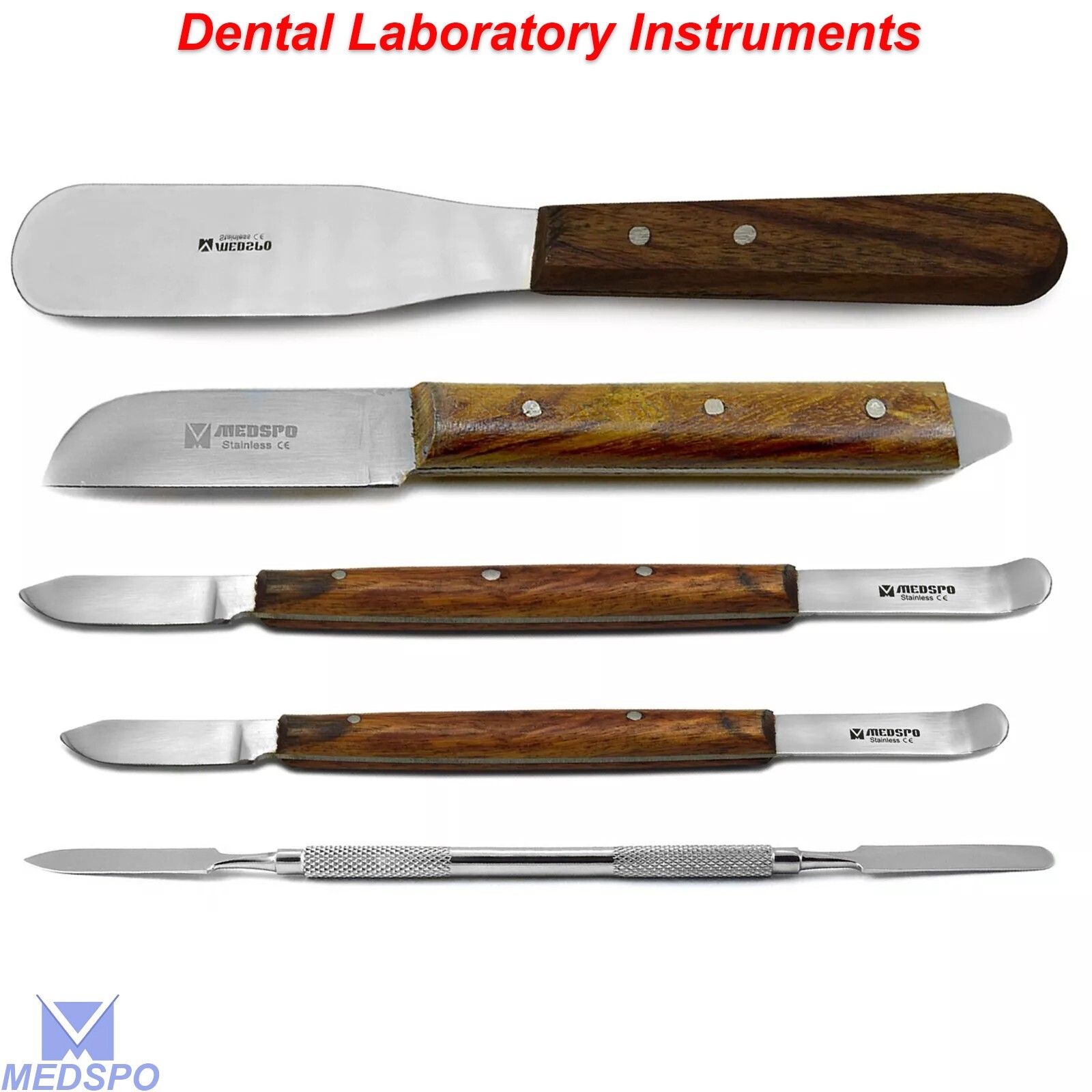 Dental Laboratory Plaster Knife Wax Modelling Spatula Lab Technician Instruments