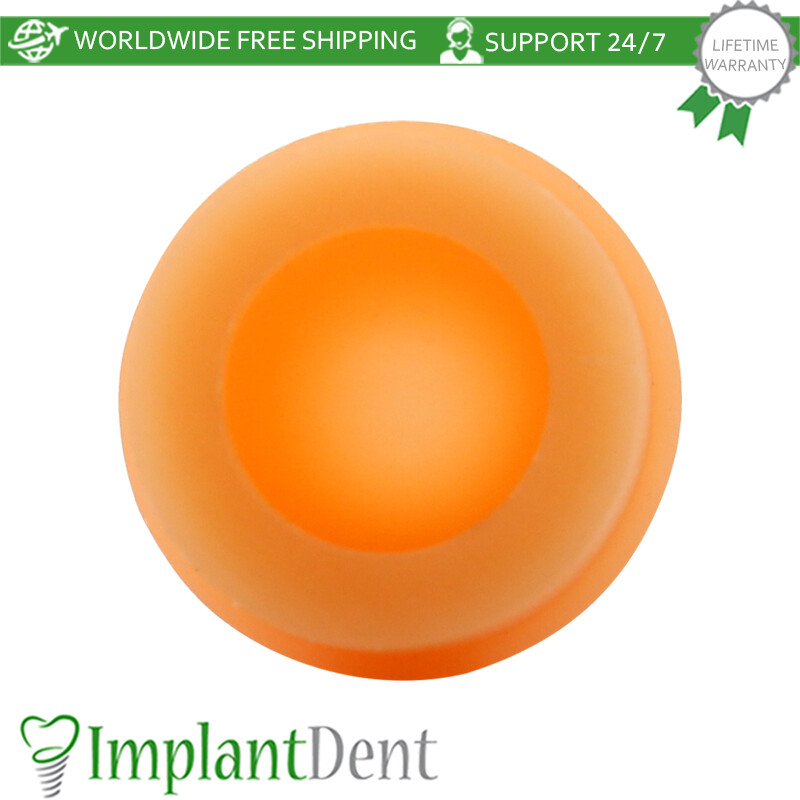 2x Silicone Cap Set Insert For Ball Attachment Dental Prosthetics Accessories