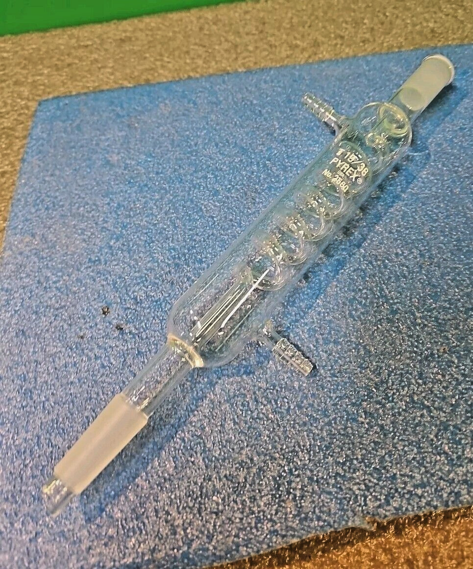 PYREX 200 mm Graham Condenser |Top+Bottom 19/38 Standard Taper Joints 2560-200