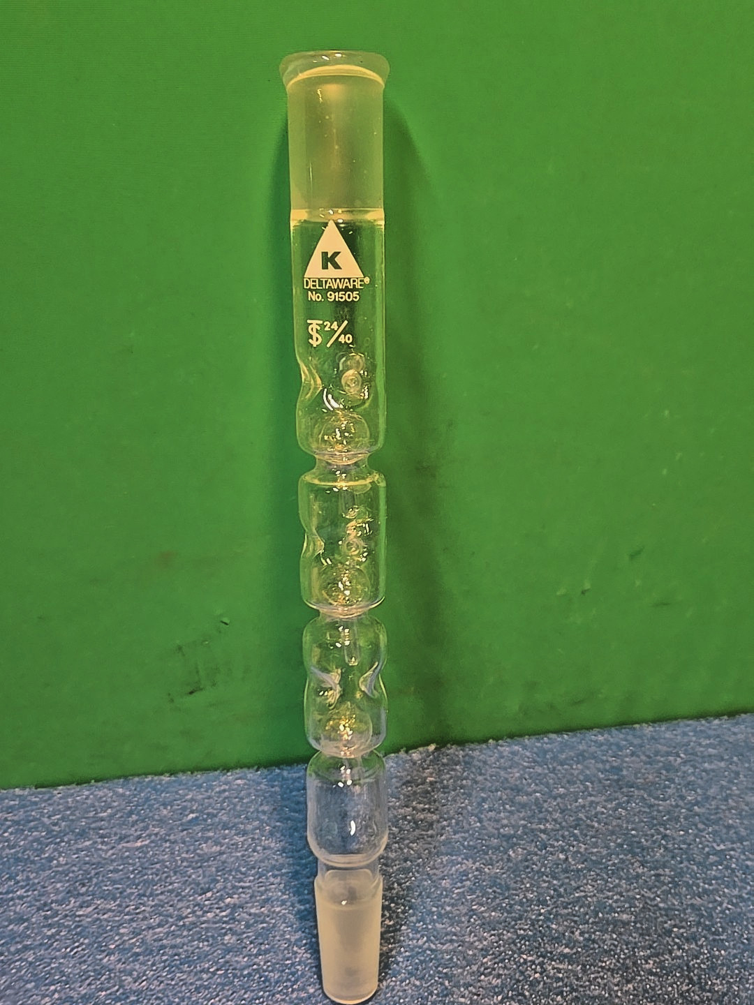 Deltaware 91505 Snyder Distillation Column 3 Ball 24/40 12″ 305mm glass 24/40