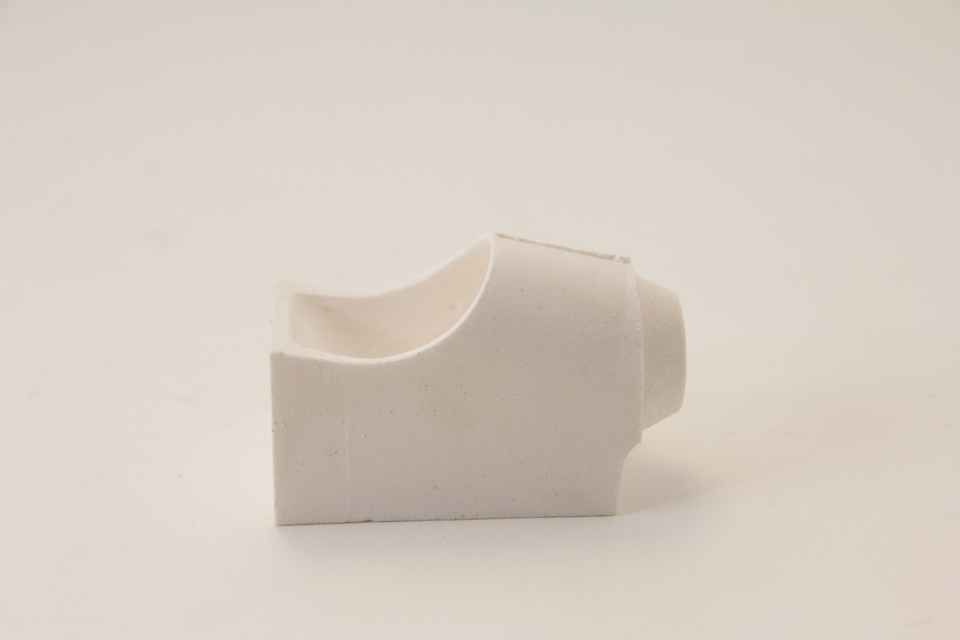 DENTAL LAB JEWELRY CENTRIFUGAL CASTING CRUCIBLE SMALL HOODED TYPE SILICA QUARTZ
