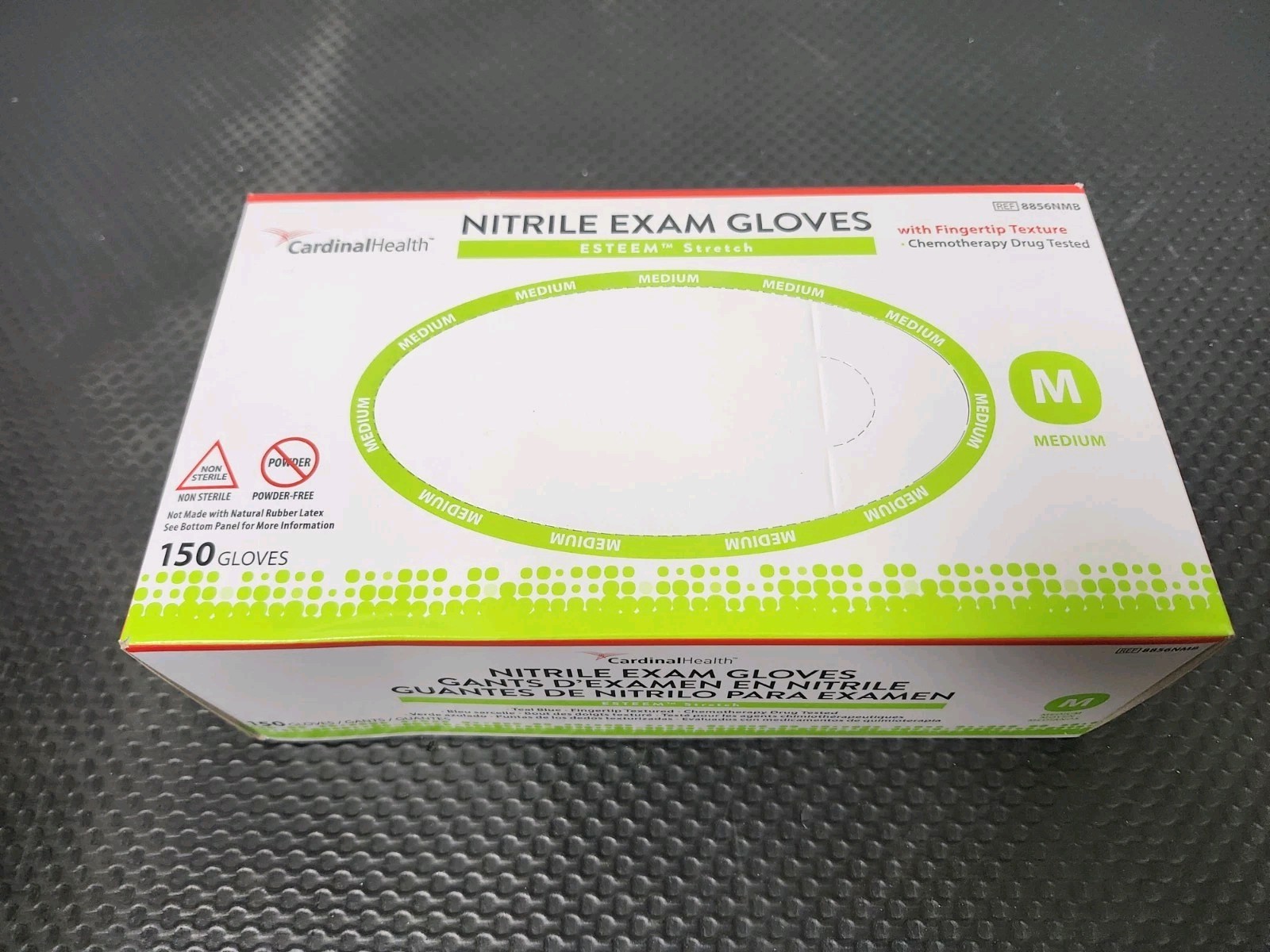 Cardinal Health Esteem Stretchy Nitrile Medium 8856NMB New