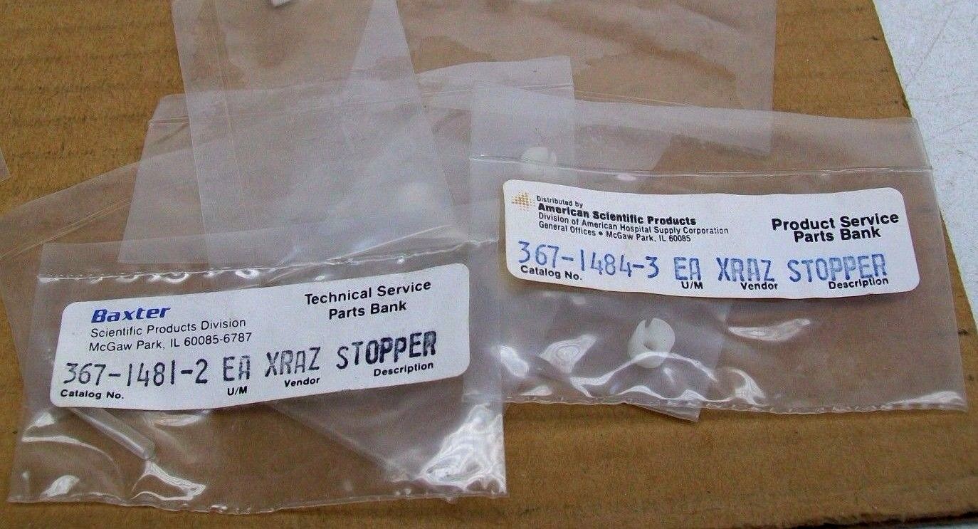 NOS LOT OF 30 VARIOUS BAXTER HEALTHCARE TUBES CONNECTORS JOINTS STOPPERS BM