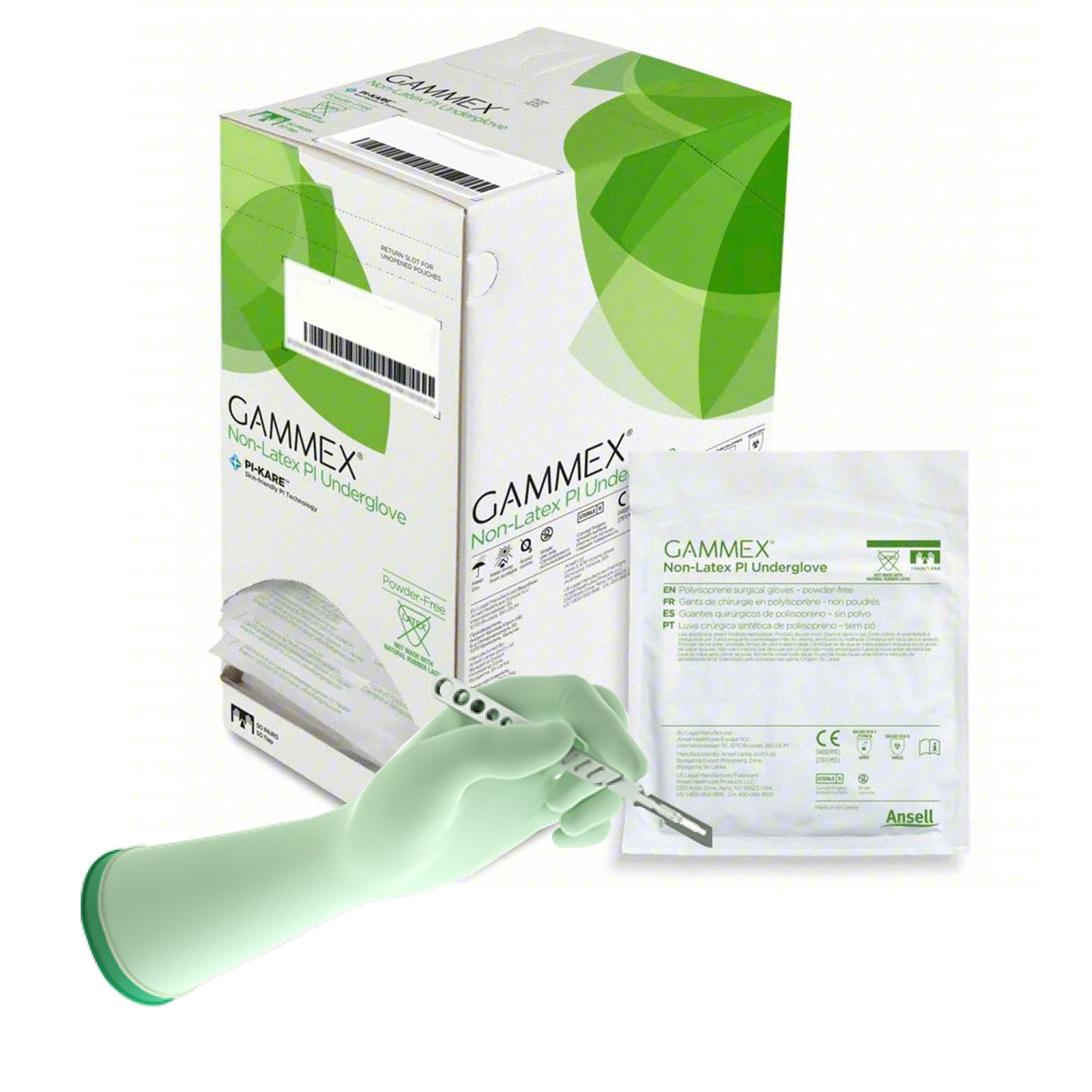 GAMMEX Non-Latex PI Underglove Polyisoprene Surgical Underglove – 50 per Box