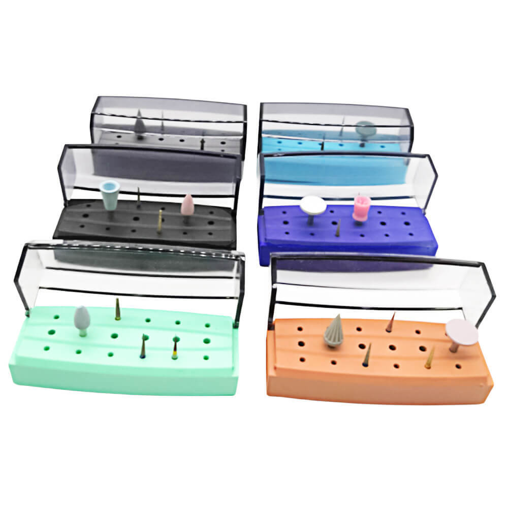 18 holes Dental Plastic Disinfection Box shelf Up to 135 ° 12 high, 6 slow speed