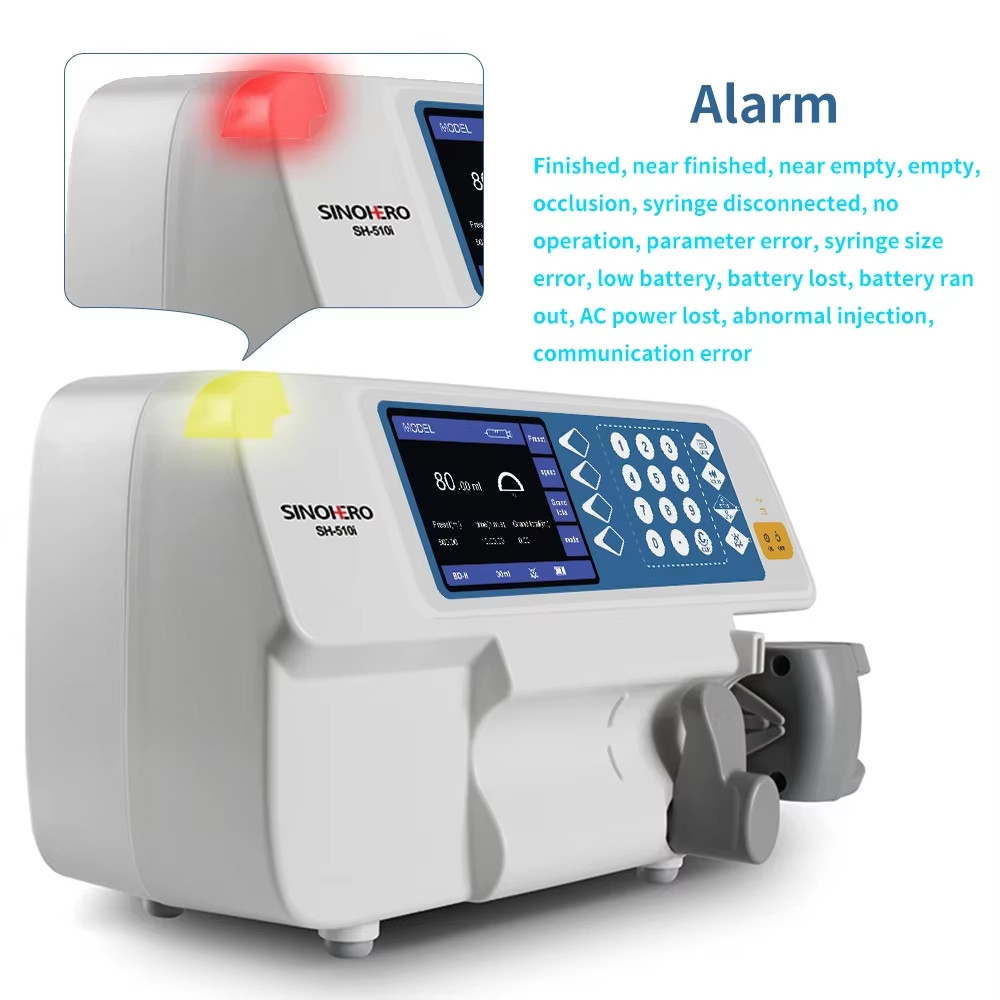 Veterinary Syringe Pump Infusion Pump 3.5 Inch LCD Auto-Recognition syringe pump