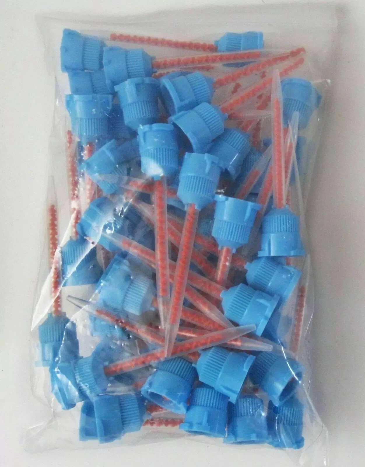 100 pcs Crown & Bridge 10:1/ 4:1 Ratio Blue and Orange Mixing tips free shipp