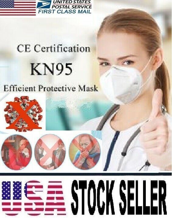 1-200 Blanco KN95 Mascarilla 5 capas Aprobación C.E FFP2 BFE 95% PM 2.5