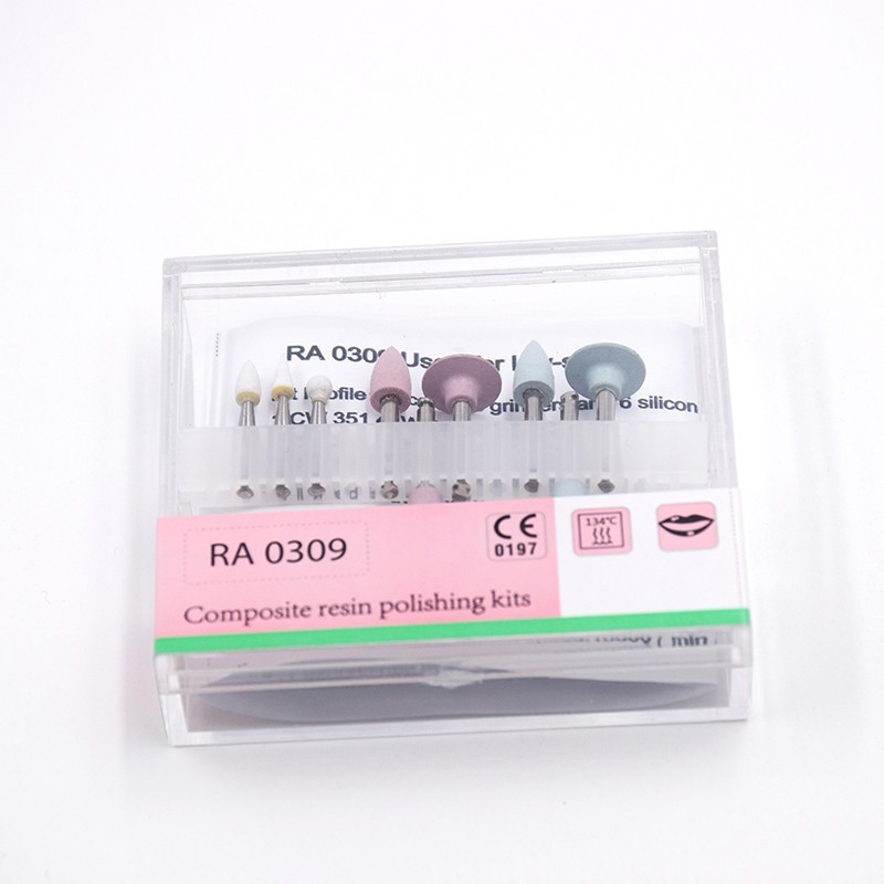 Dental Composite Polishing Kit Burs Brush Wheel Discs HP RA FG for Handpiece