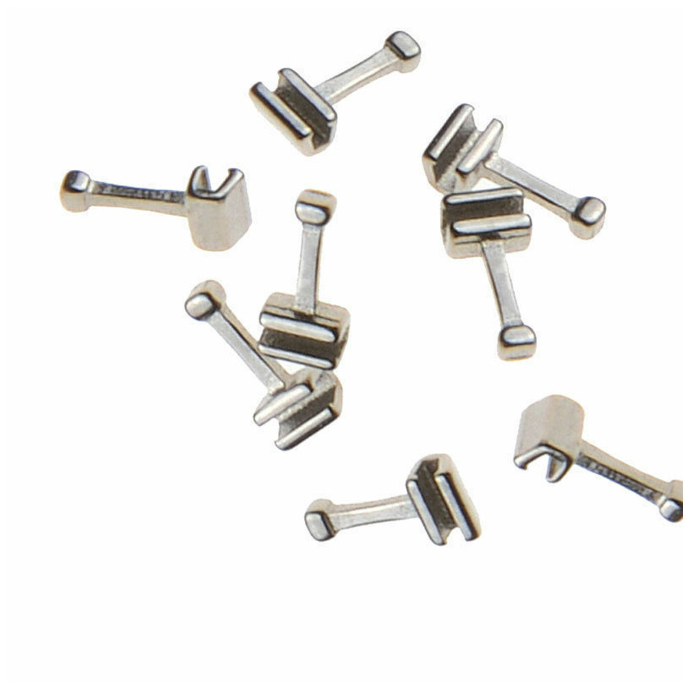 20Bags Dental Orthodontic Instrument Crimpable Hooks Long Short Stop 10pcs/Bag