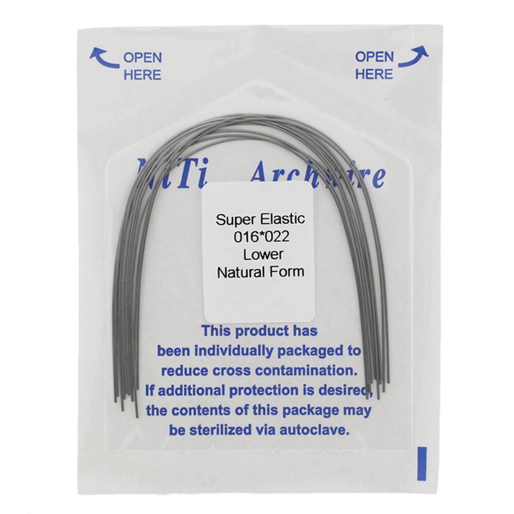arcos de ortodoncia NiTi Rectangular Round Natural Ovoid Orthodontic Arch Wire