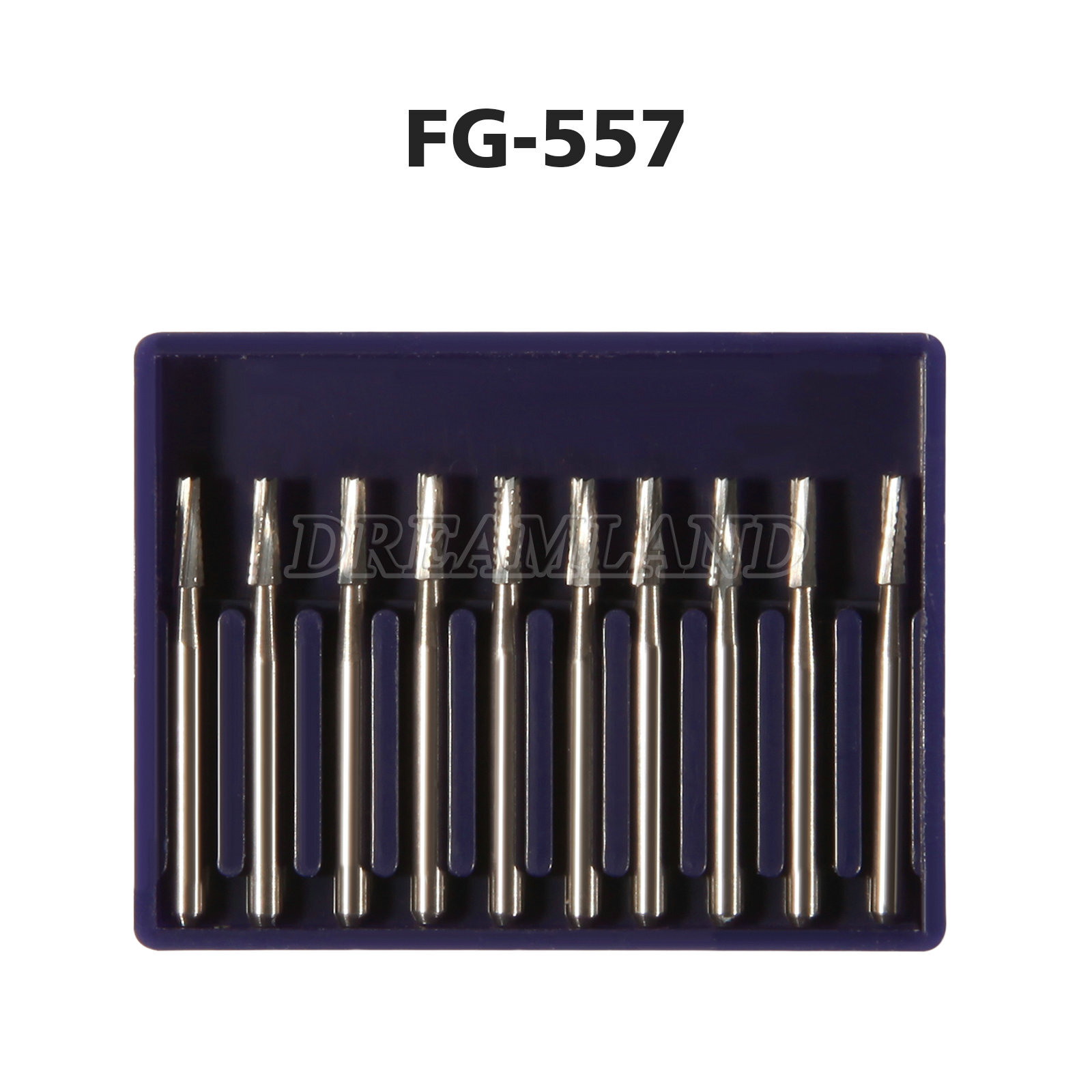USA Dental Midwest FG #557 Clinic Length Cross Cut Carbide Burs 100/Pk（19mm）
