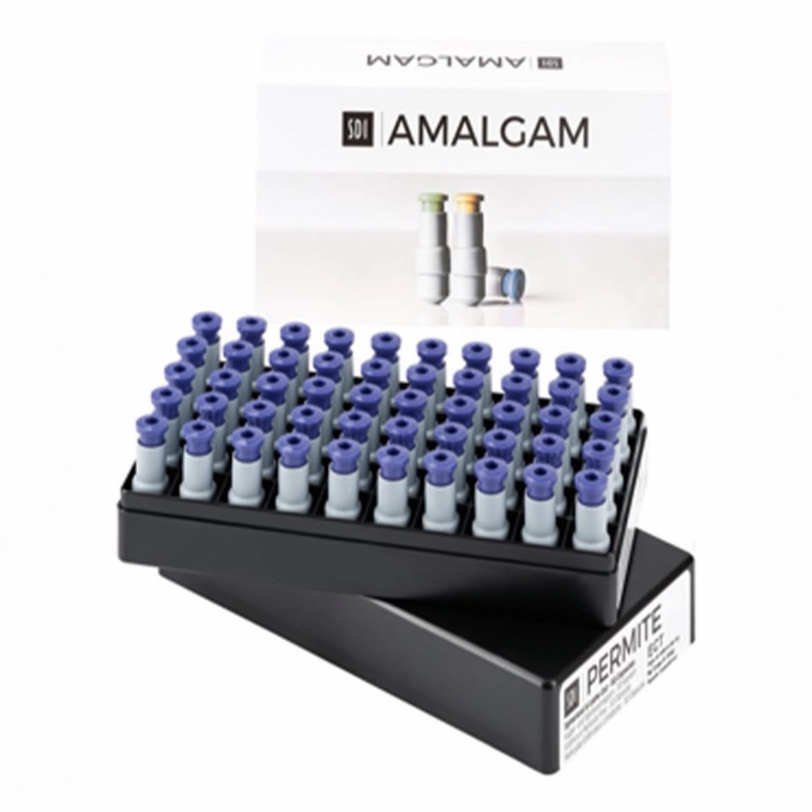 Dental SDI Permite ECT Amalgam Capsules. 2 Spill, 50 Capsule Box