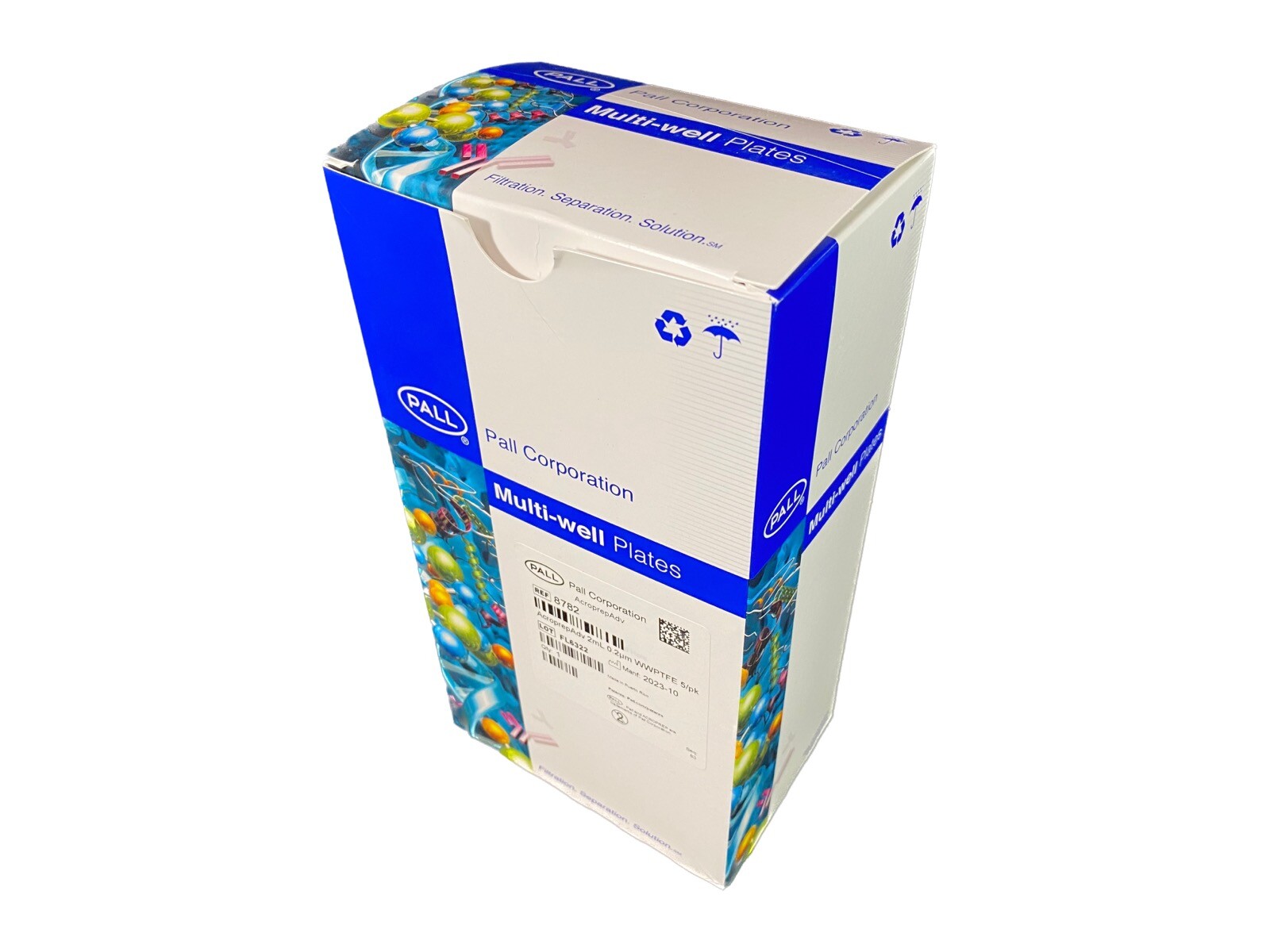PALL 2mL 0.2µm WWPTFE AcroPrep Advance 96 Well Filter Multi Well Plate (5/Pack)