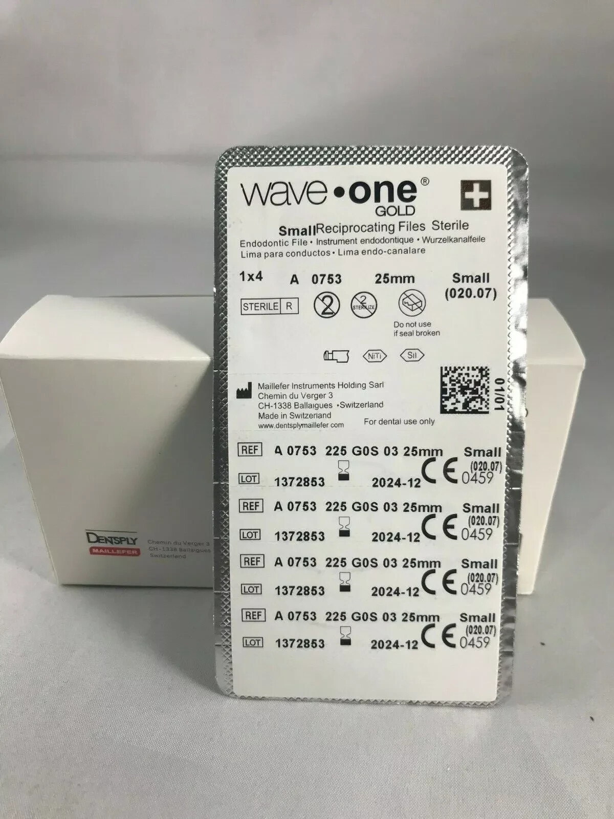 Waveone Gold Small, Primary, Medium, Large RECIPROCATING File Dentsply 21mm-20pk