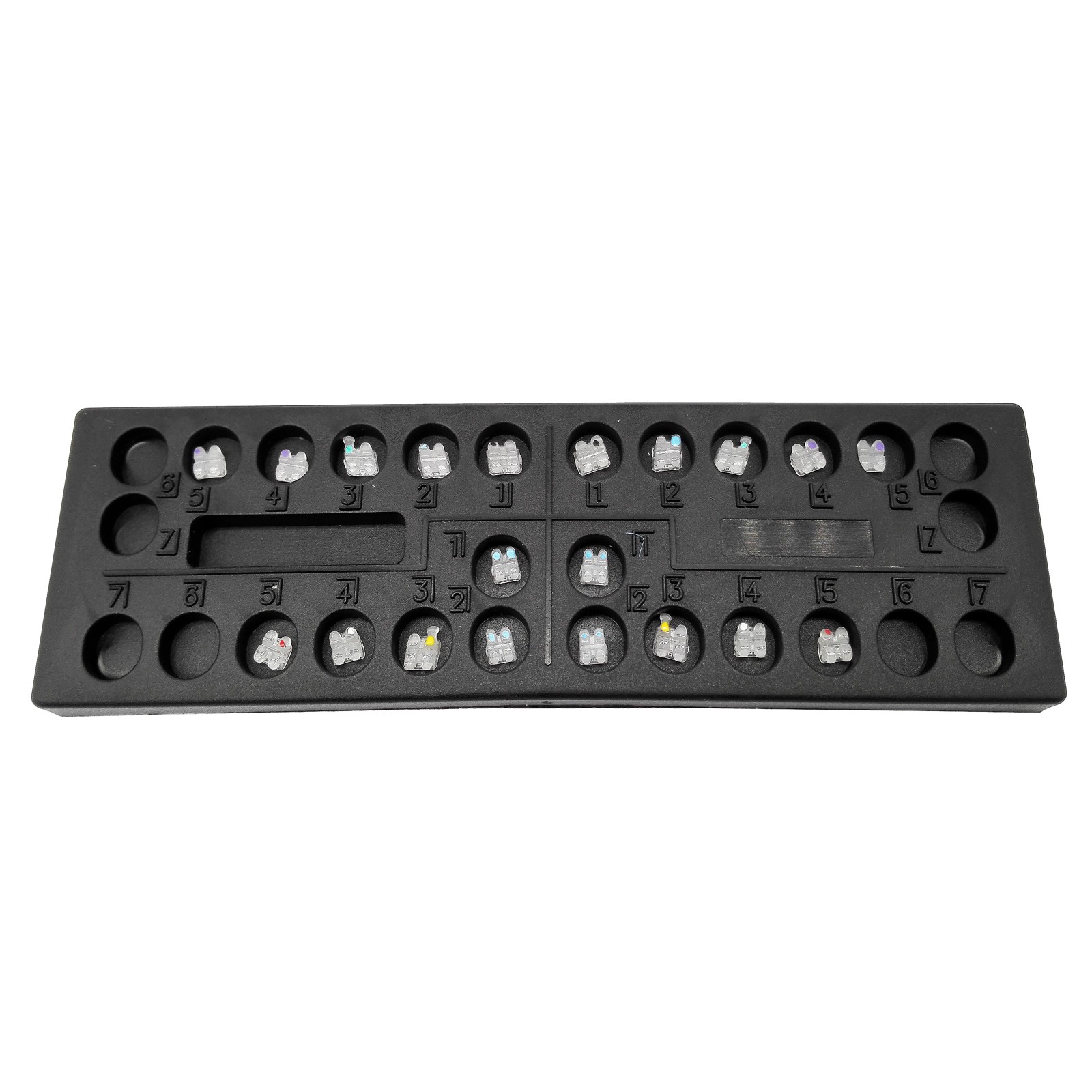 ORMAER Dental Ceramic Bracket Orthodontic Mini Clear Brace MBT/ROTH 022 345 Hook