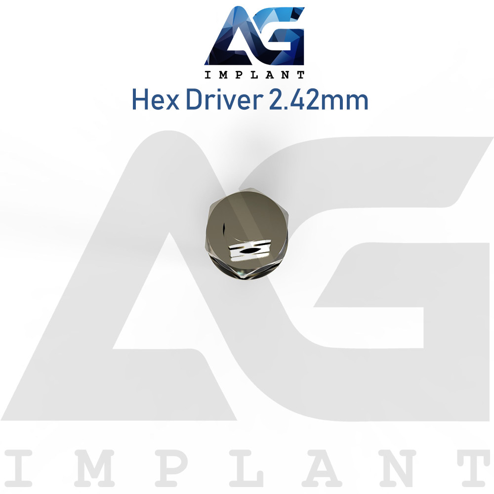Hex Driver 2.42mm Manual Screwdriver Surgical Tool For Dental