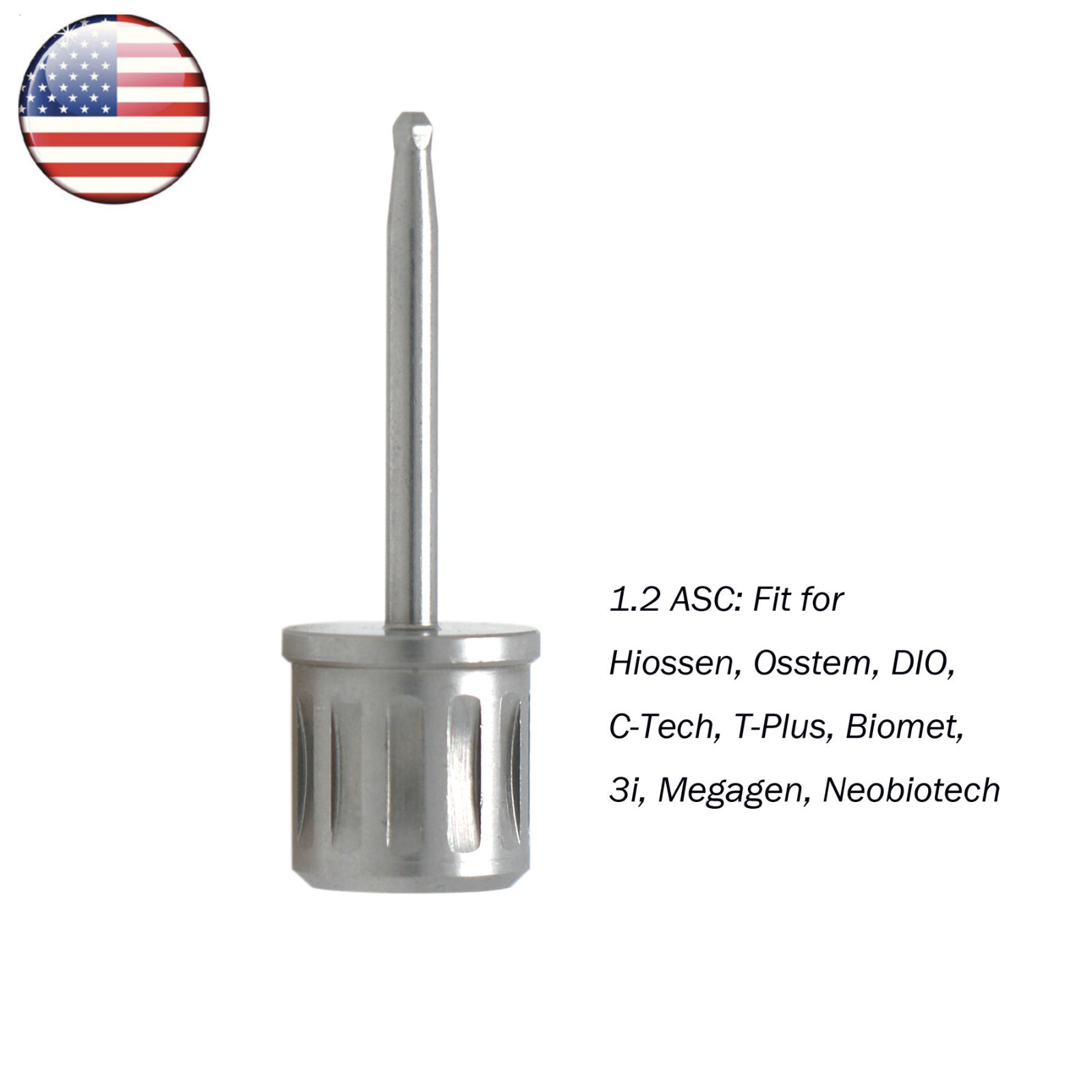 Implant ASC Screwdriver Angulated Screw Channel Driver Nobel MIS Astra Hiossen