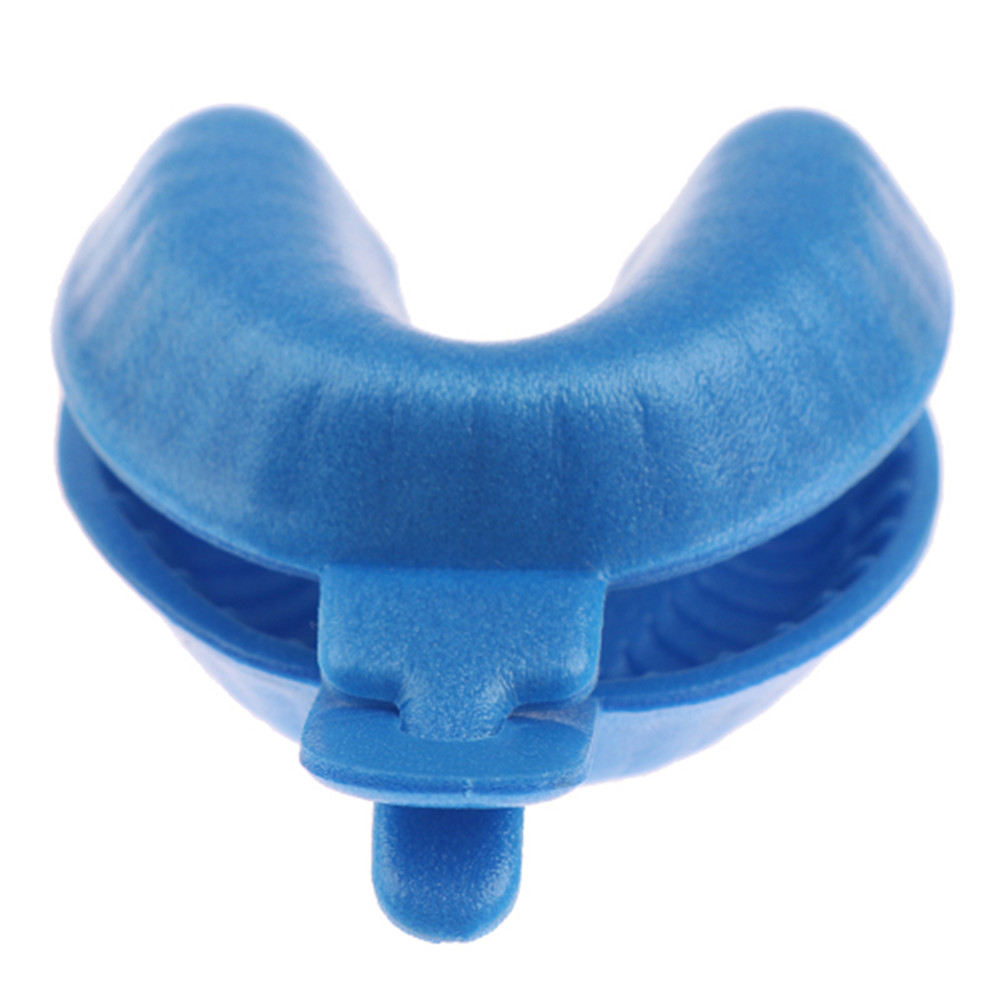 100 Pcs Dental Fluoride Full Arch Mouth Trays Dual Pack Disposable Large Blue