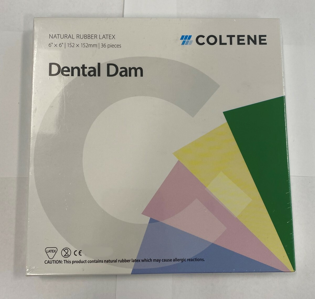 *36-Pieces* Coltene Dental Dam 6″ x 6″ Medium Dark H00539