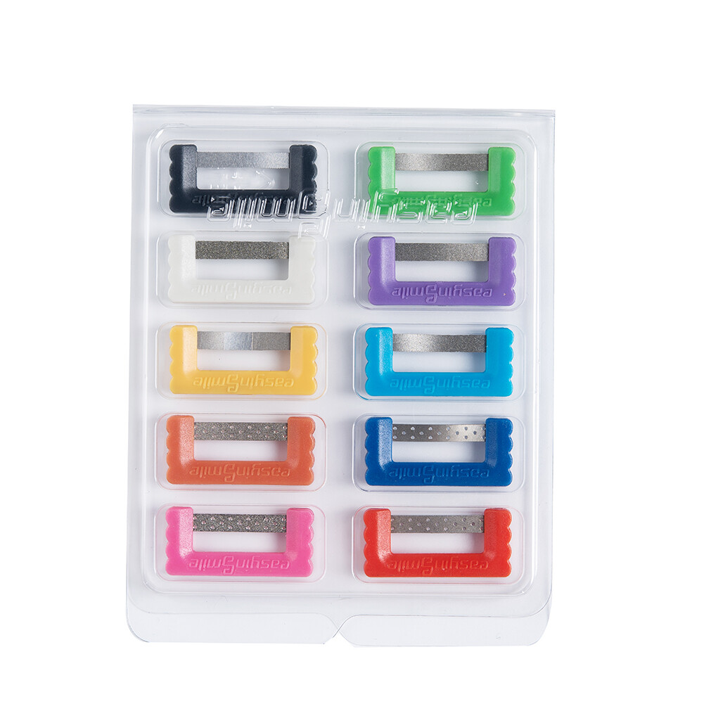 5Pks Easyinsmile Dental IPR Strip Interproximal Enamel Reduction strip HANDHOLD