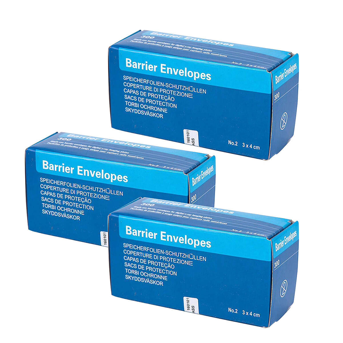900pcs Dental Barrier Envelopes Size #2 for X-Ray ScanX Phosphor Storage Plates