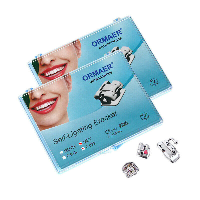 Dental Orthodontic ORMAER Self-Ligating Bracket&Buccal Tube Mini MBT 022