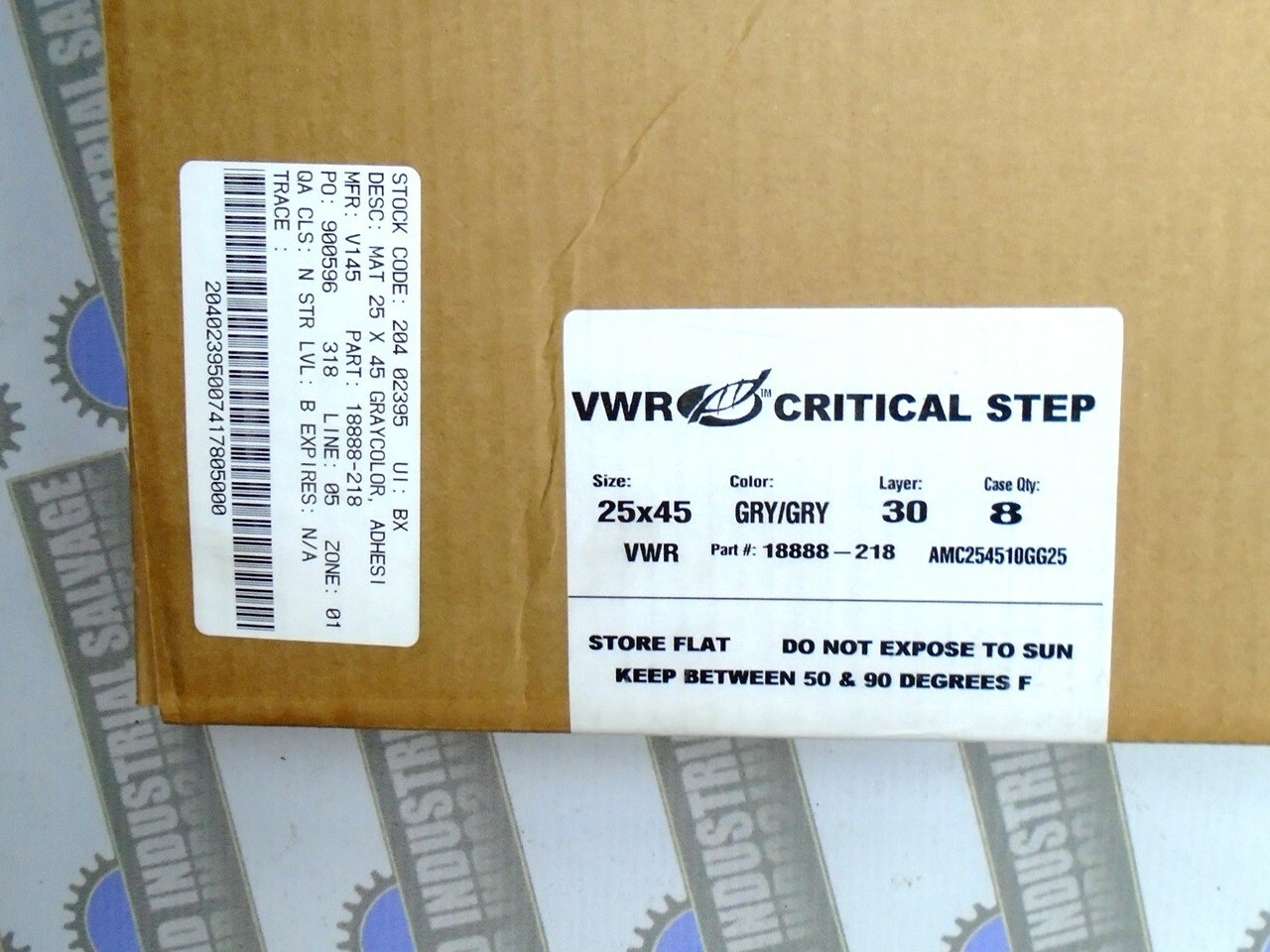 (8pcs) VWR – 30 Layer Multilayer Floor Mats For Critical Environments 25×45