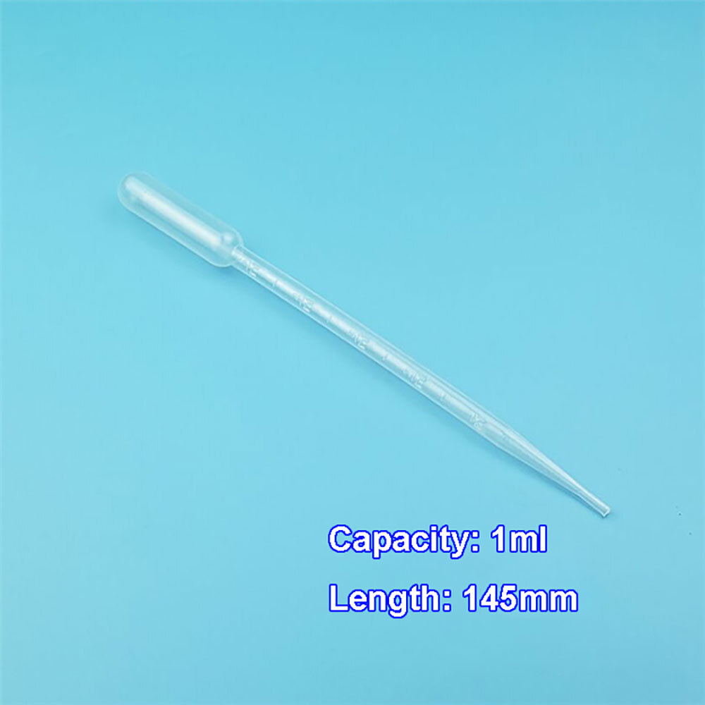 1/2/3/5ml Disposable Eye Dropper Set Transfer Lab Graduated Pipettes 200/400pcs