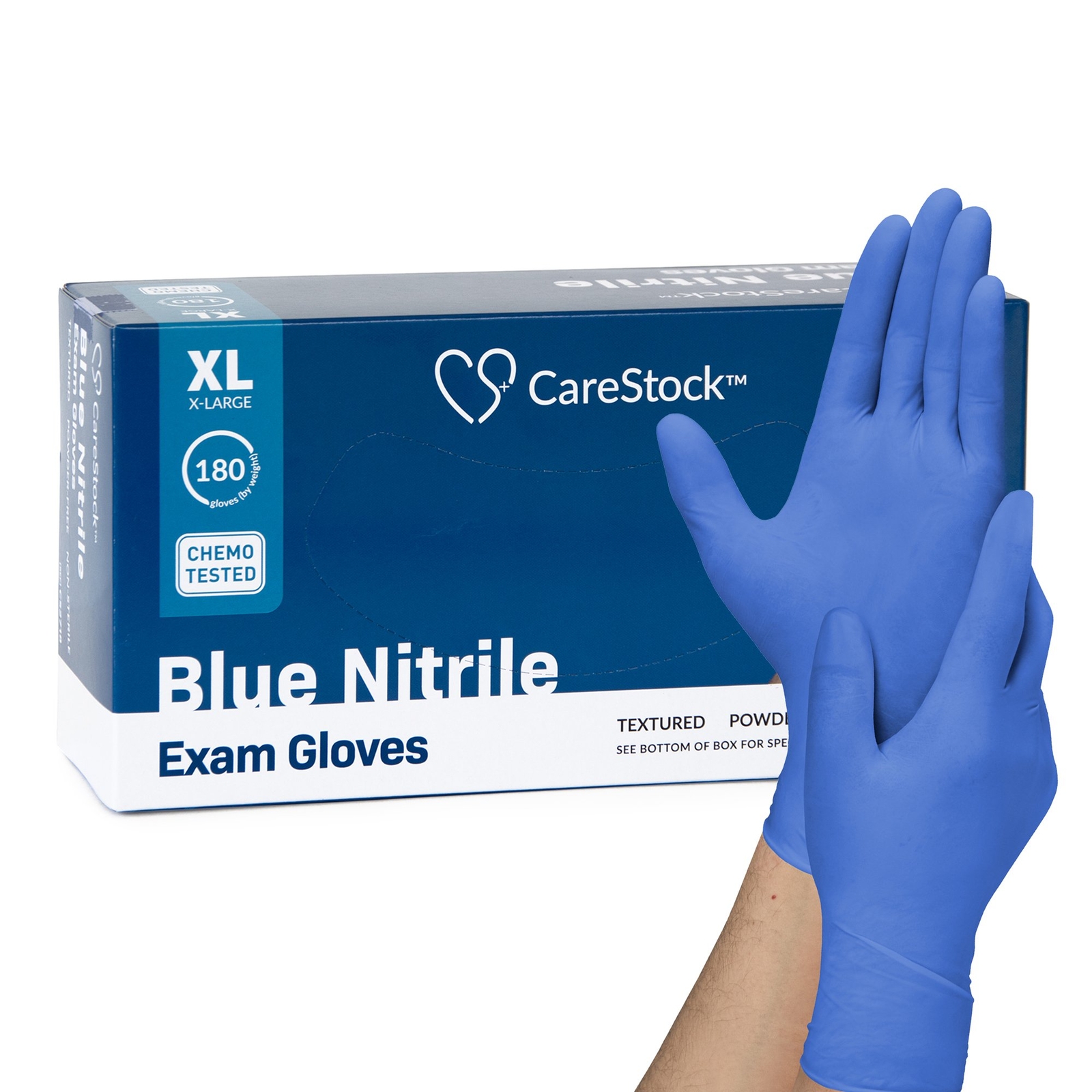 CareStock Nitrile Exam Glove Standard Cuff Length X-LARGE CS2718 1800 per Case