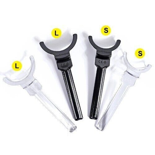 Dental Orthodontic Mouth Opener Lip Expander Upper/Lower Retractor Black 2 Size