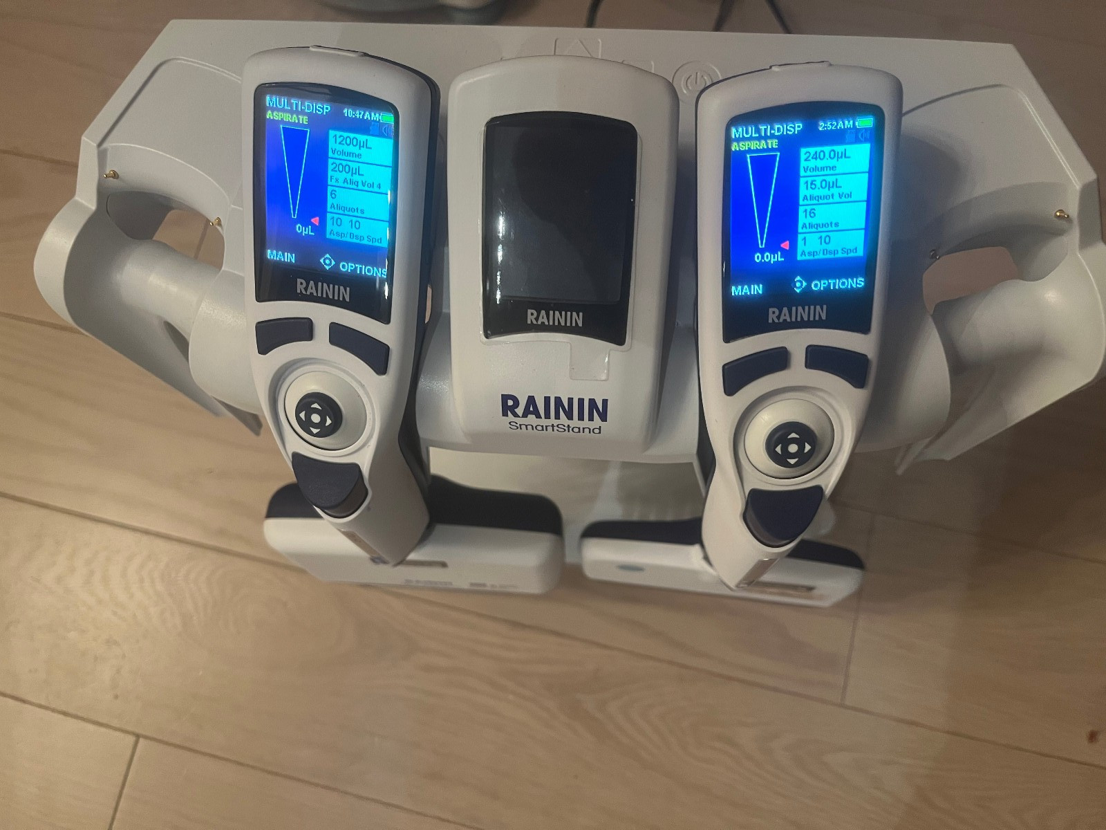 Rainin E4 XLS multichannel pipet electronic 20-300 ul 100-1200 digital LTS
