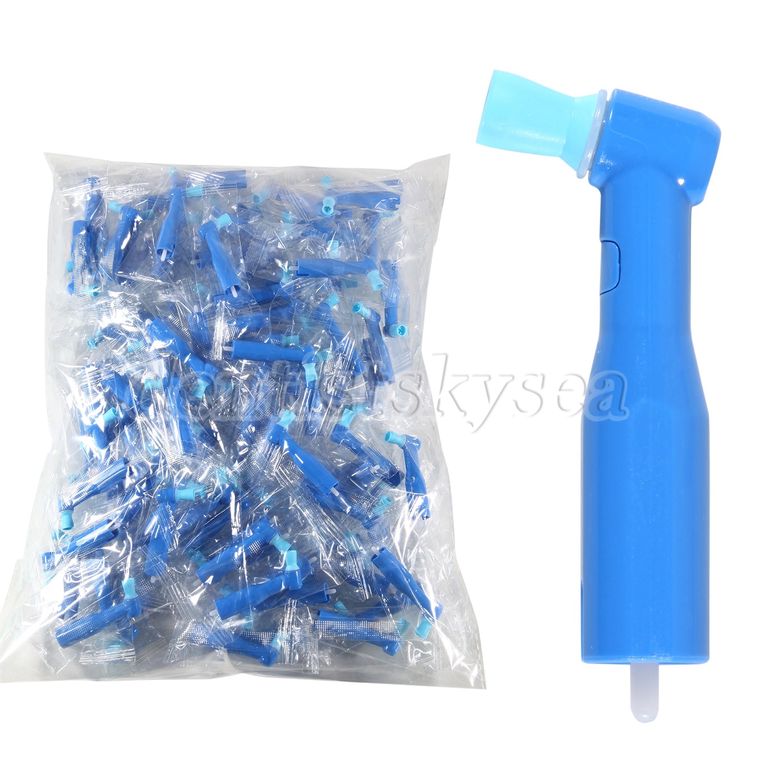 Disposable Prophy Angles Regular Latex Free Contra Angle 105° Firm 100pcs Dental