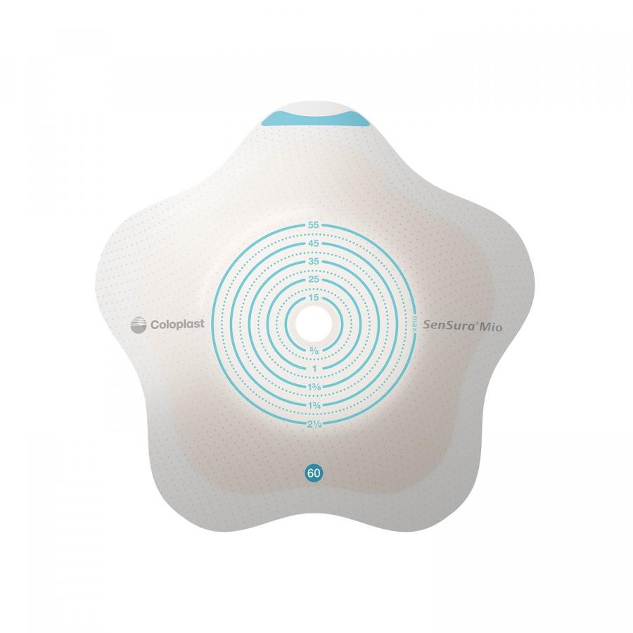 Coloplast Sensura Mio Click Convex Flip 2PC Barrier 1.375″ Adhes. Concave Star 5