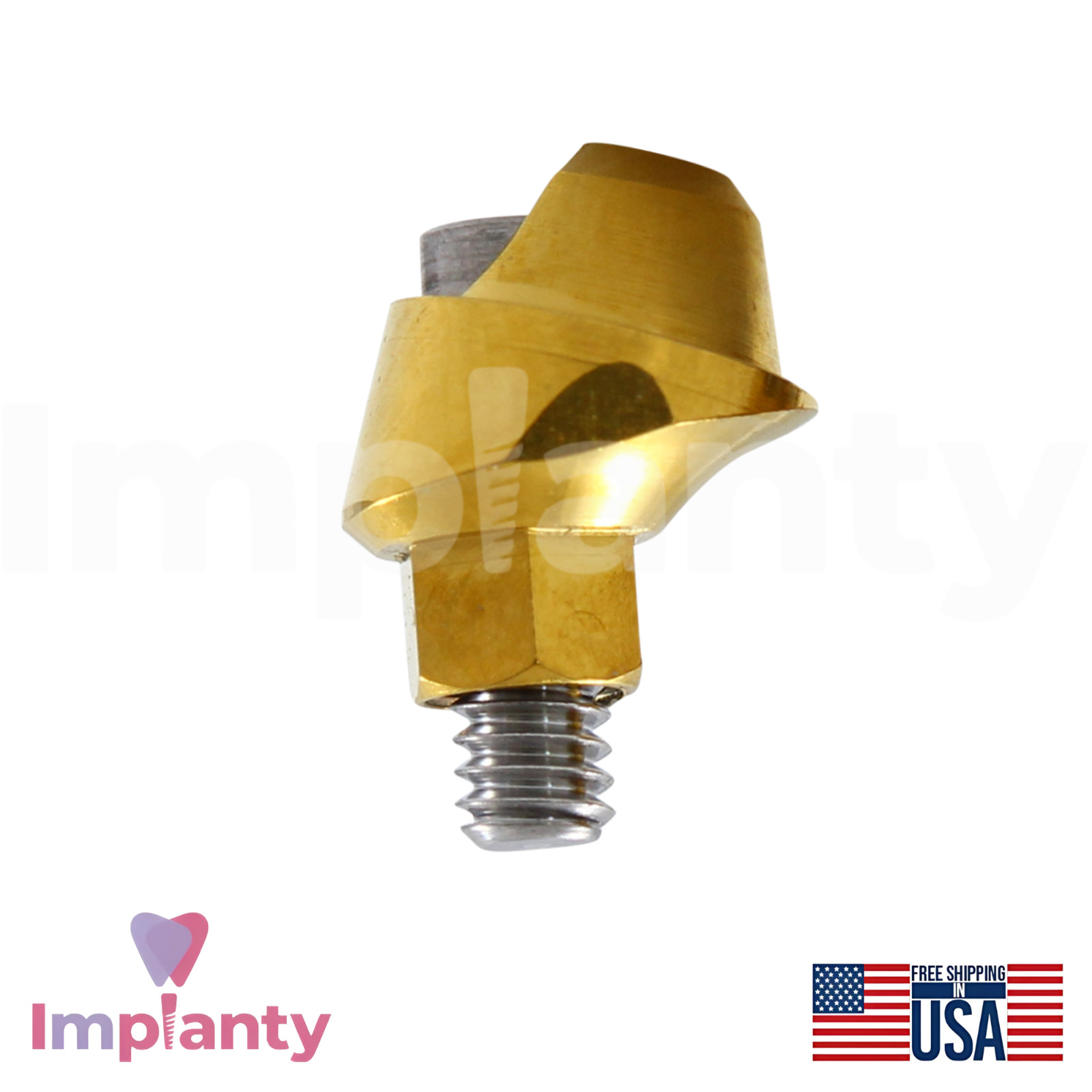 GDT Angulated Multi Unit 1.6 Dental CAD/CAM Set 17° Ø4.9mm Int Hex 2.42mm