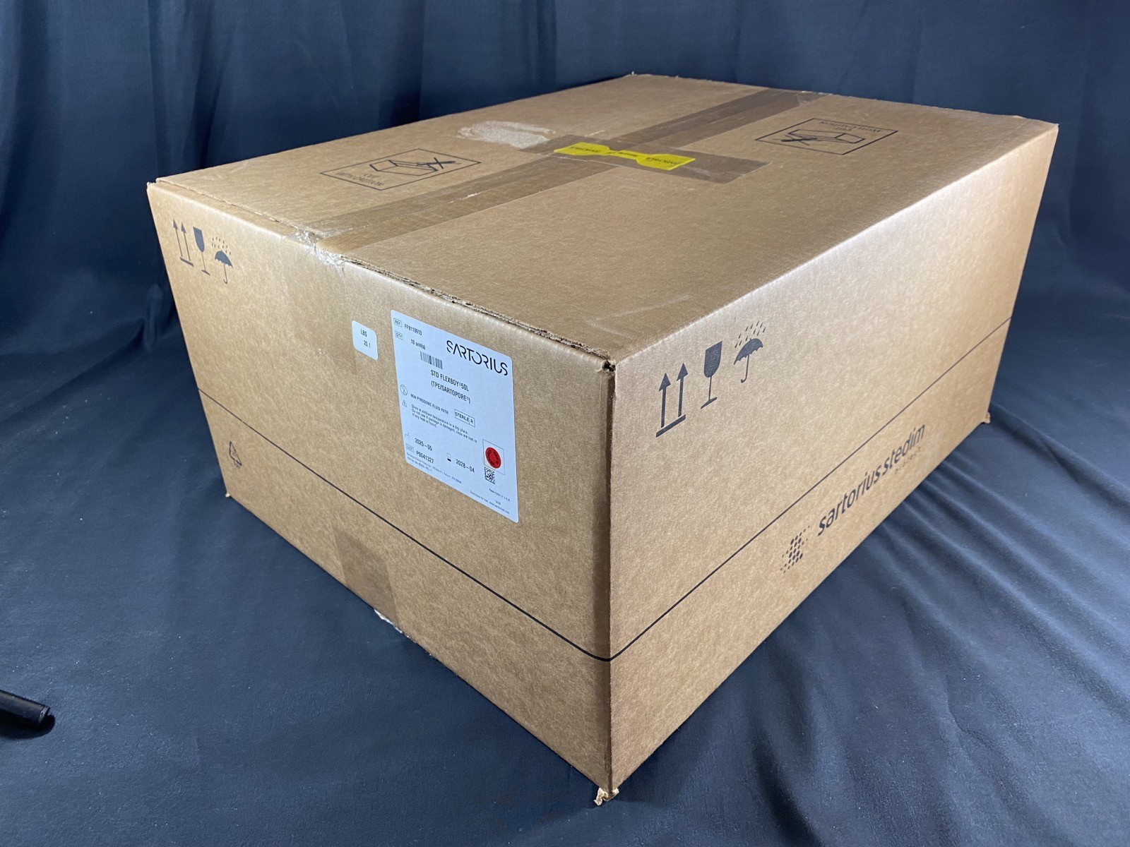 SARTORIUS 50L Sterile STD 2D Sartopore 2 TPE Flexboy Bags FFB110913 (10/Box)