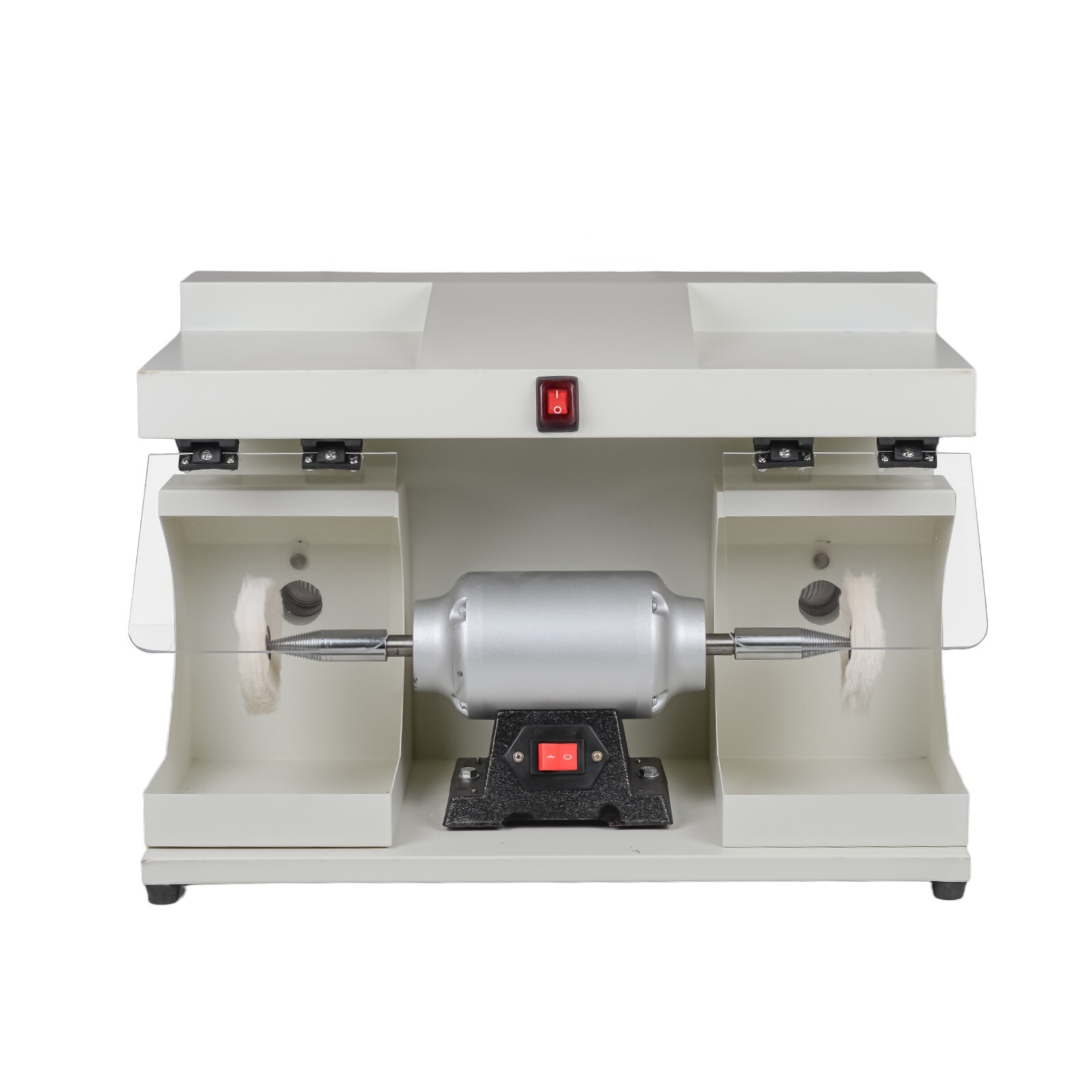550W Bench Grinder Double Head Dental Polishing Machine with Built in LED Light