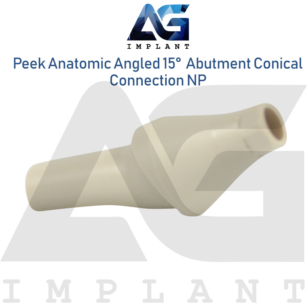 Peek Temporary Anatomic Angled 15° Prosthetic System NP Conical Connection