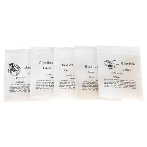 Dental Ortho Elastics Latex Braces Orthodontic Rubber Bands 15 Sizes For Choice