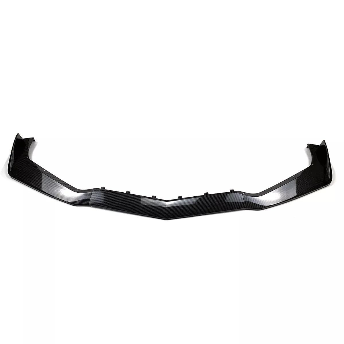 3-Piece Front Bumper Lip Chevy Corvette C7 2017-2019 ZR1 Conversion Carbon Fiber