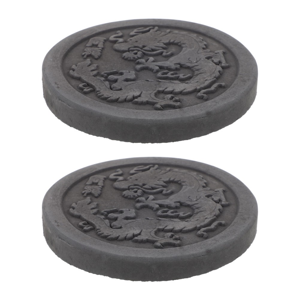 2 Pcs Rubbing Mold Brick Pattern Creative Study Material Chinese Han