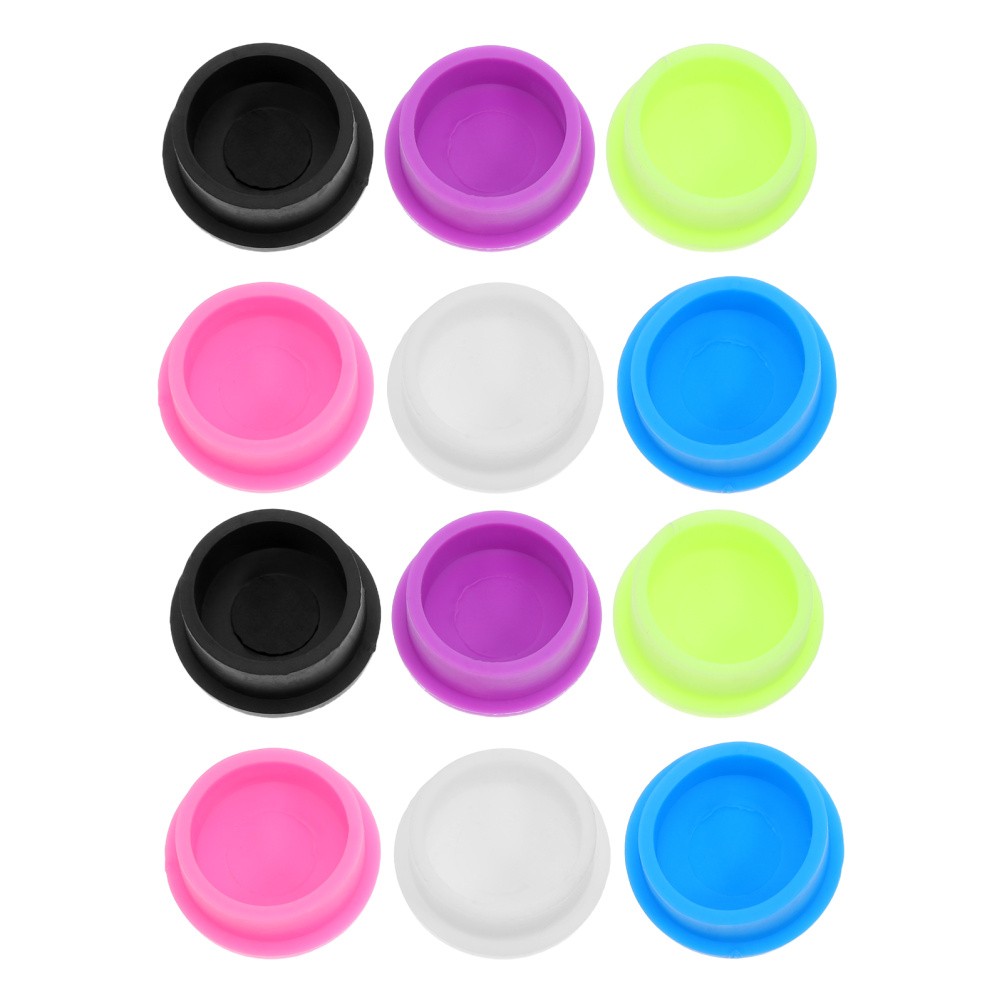 12 Pcs Injection Bottle Protective Cap Glass Vial Covers Dust Proof Caps