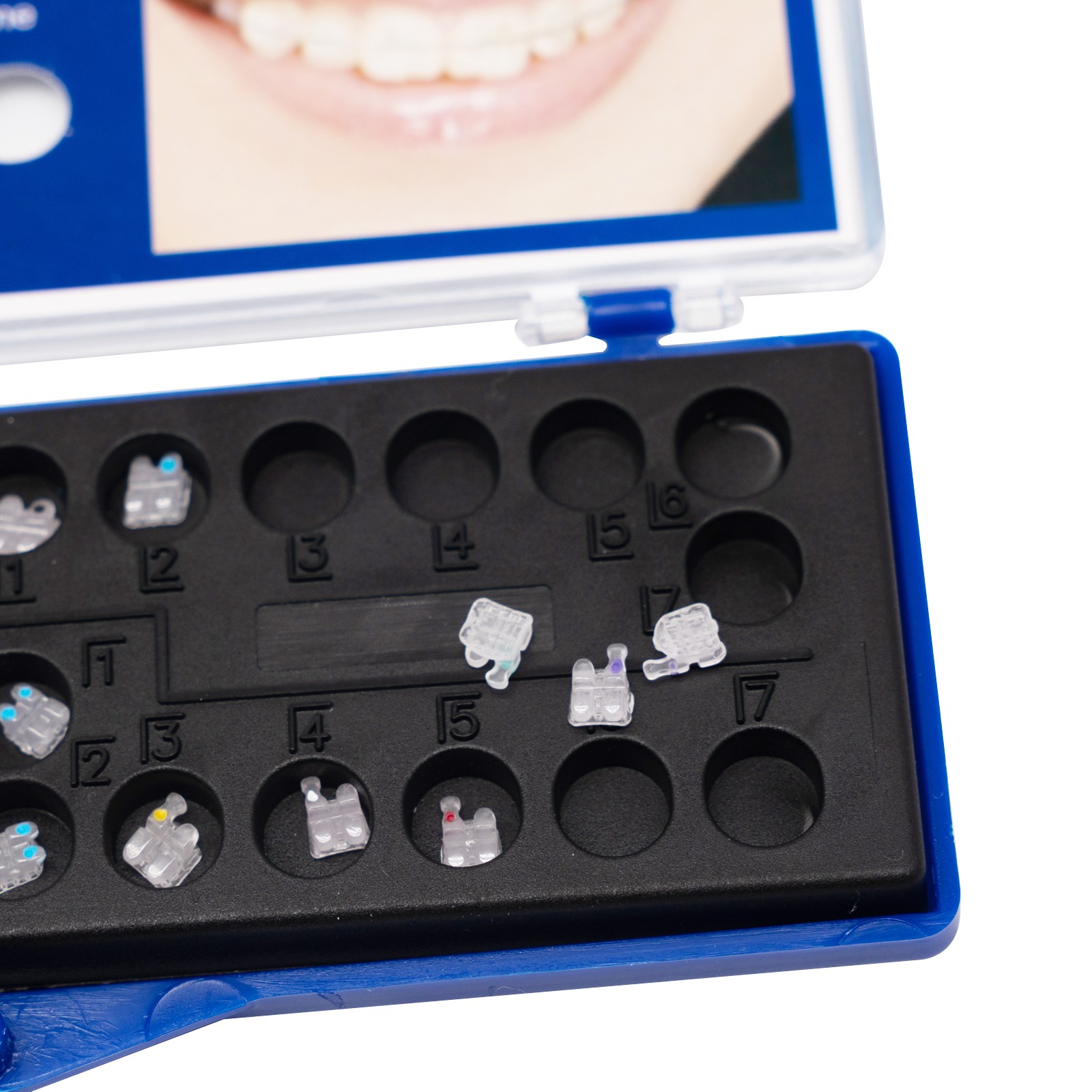 Dental Ceramic Brackets Orthodontic Mini Clear Braces MBT/ROTH 022 345 Hooks