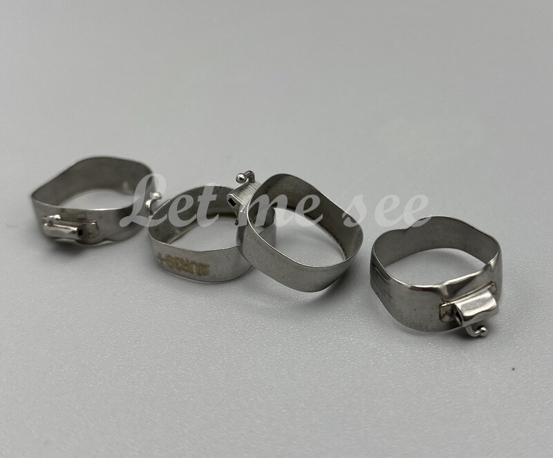 1Bag Dental Orthodontic 1st Plain Molar Bands Buccal Tube Cleats Roth022 #29-44+