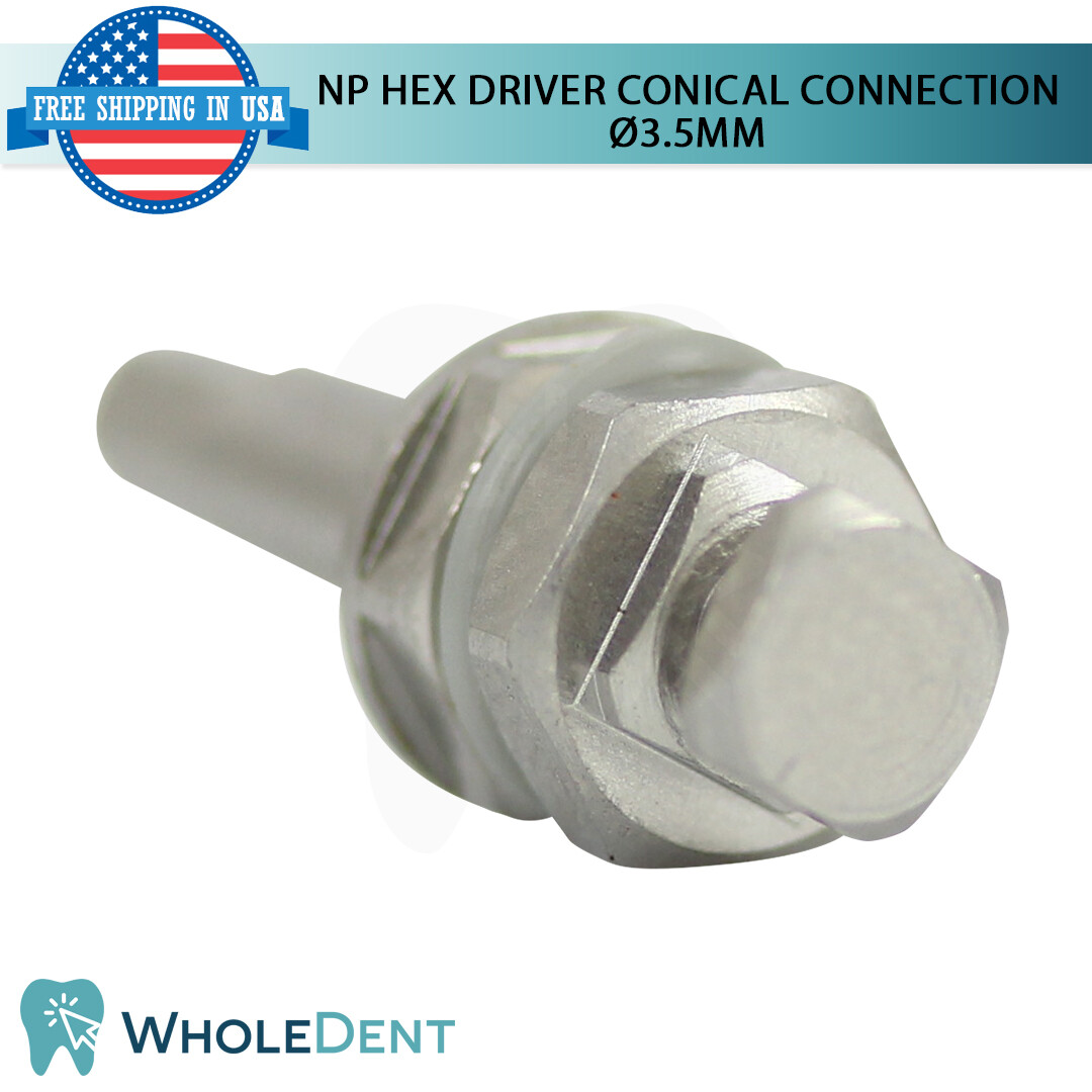1X NP Conical Connection Hex Driver 2.25mm For Dentists Dental Abutment Tool