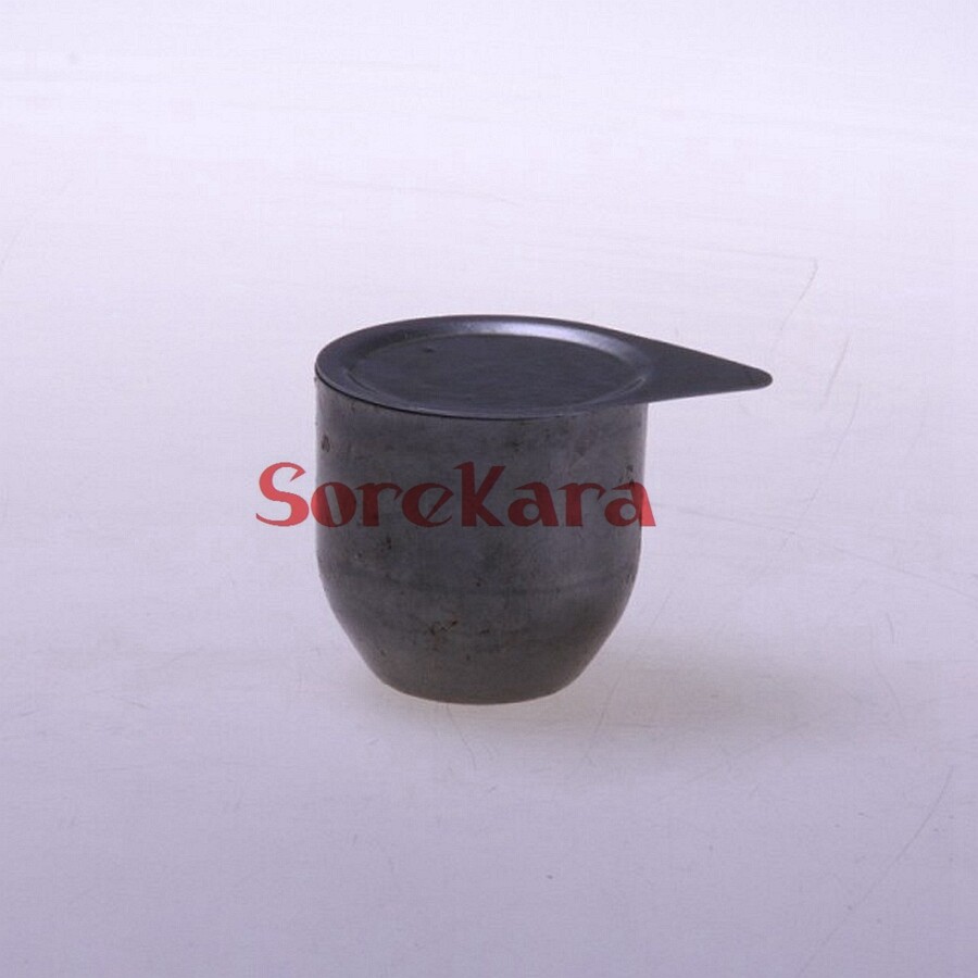 30ml 50ml Iron Crucible With Lid Laboratory Chemistry Melting Cast