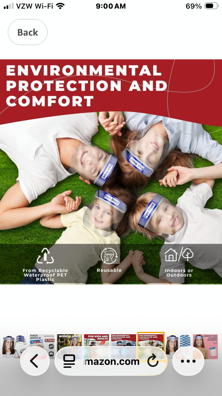 FACE SHIELD Protective Isolation Masks, YOU CHOOSE Bulk quantity ONLY ..LOCAL!!