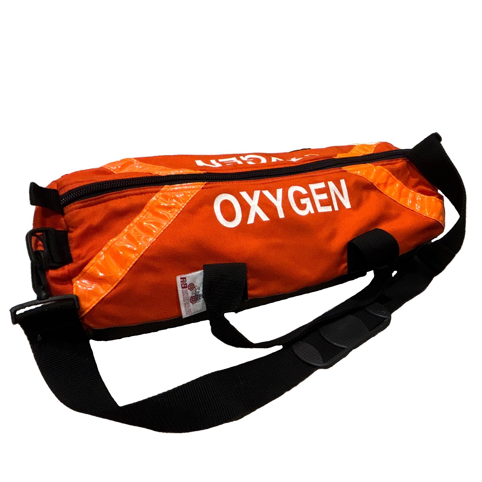 R&B Fabrications Inc. Orange Oxygen EMS Trauma Carry Bag Reflective Strap 1 Bag